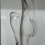 פלטת פולימר דגם שיש לבן עם גידים זהב ואפור